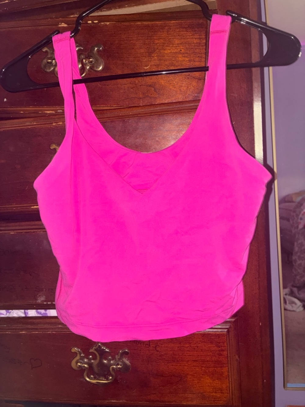 lululemon athletica Hot Pink Tank Top